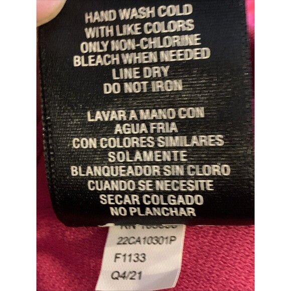 CATALINA Swimwear Bikini Twist Top Women's Plus 1X Underwire Hot Pink Padded NWT - Picture 5 of 11